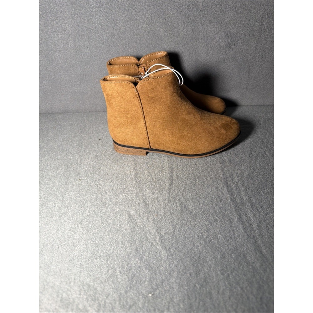 Cat & Jack Girls Booties - Brown Suede - Size 11- Brand New